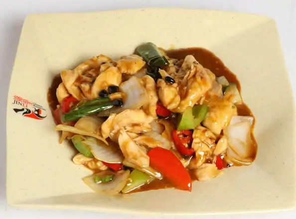 豉椒鸡 / Chicken with Green Pepper in Black Bean Sauce