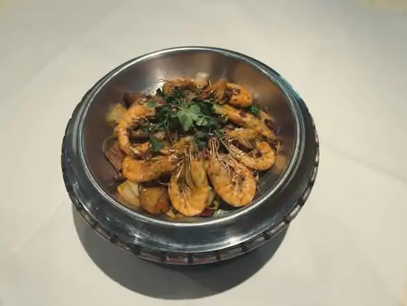 干锅大虾 / Dry Pot King Prawns (With Shell)