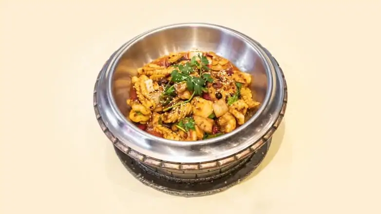 干锅三鲜 / Dry Pot Mixed Seafood