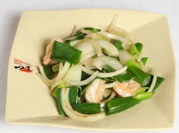 姜葱炒 (虾球) / Ginger / Spring Onion (Prawn)