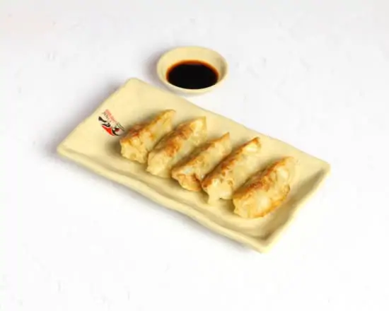 煎锅贴 / Pan Fried Chicken Dumplings (5)