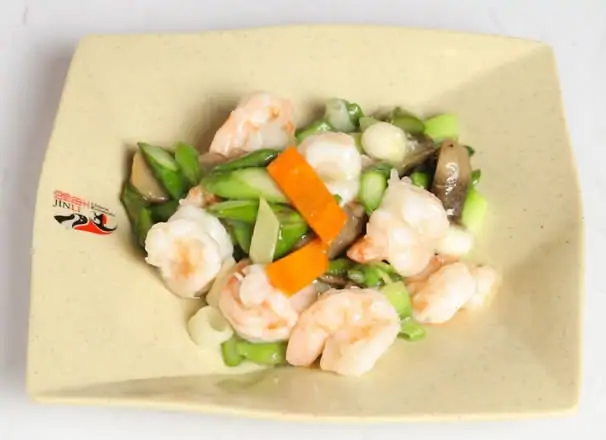 XO 醬芦笋炒 / (虾球 ) XO Sauce Asparagus (Prawn)