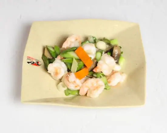 XO 醬芦笋炒 (鱿鱼) / XO Sauce Asparagus (Squid)